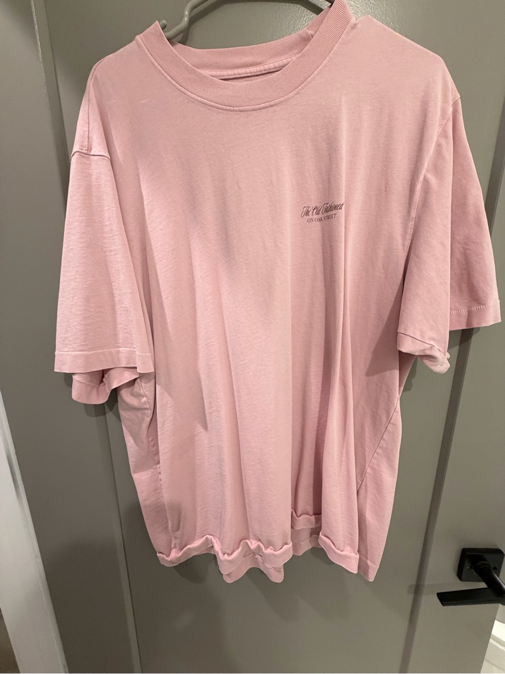 Abercrombie & Fitch Light Pink Short Sleeve Crewneck Tee